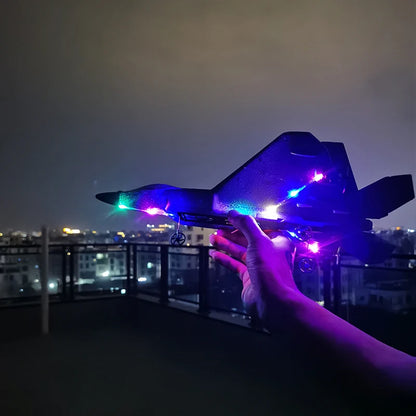 2024 New F22S 2.4G 4CH 3D6G RC Airplane Raptor F22 Warplane WLtoys A180 Upgrade Version LED Light With Gyroscope Out Door Toys